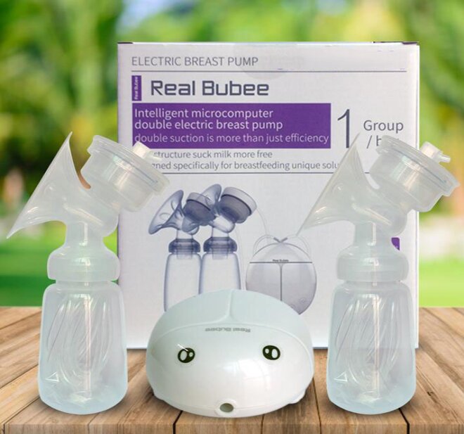 Máy hút sữa điện đôi Real Bubee