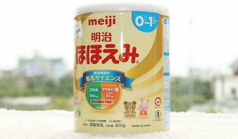 Sữa Meiji của Nhật