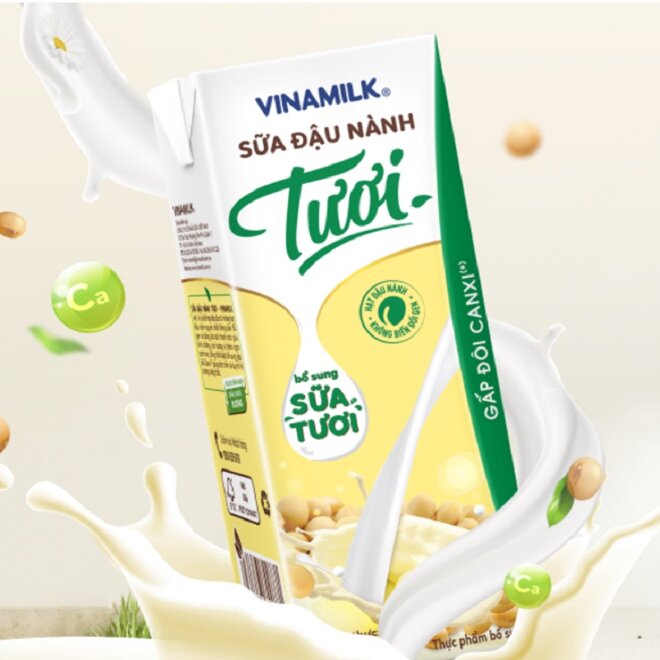 Sữa hạt Vinamilk đậu nành tươi