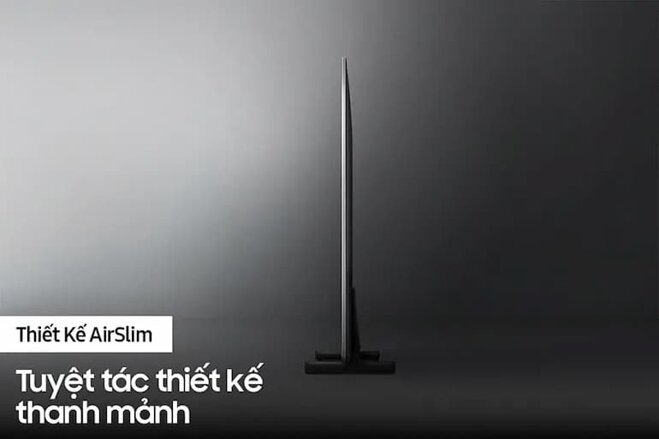 Thiết kế tivi Samsung AU8000 50 inch