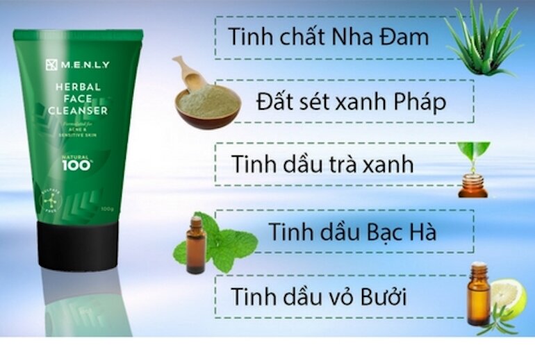 Sữa rửa mặt tinh chất thiên nhiên, làm sạch da hiệu quả