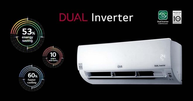 điều hòa lg dual cool