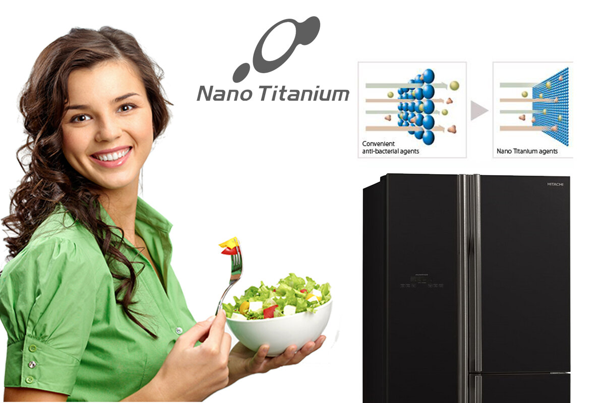 Tính năng khử mùi Nano Titanium trên sản phẩm