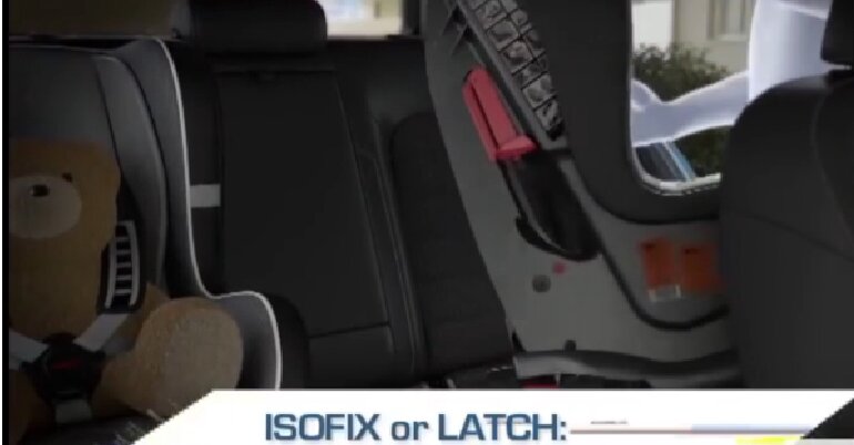 Ghế ngồi ô tô của Đức Kinderkraft được trang bị hệ thống an toàn Isofix