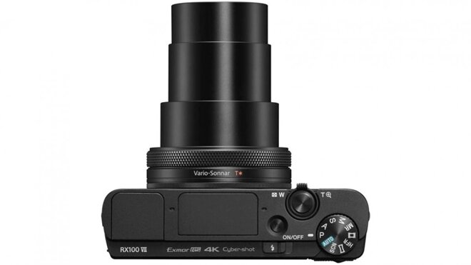 mặt trên sony rx100 vii