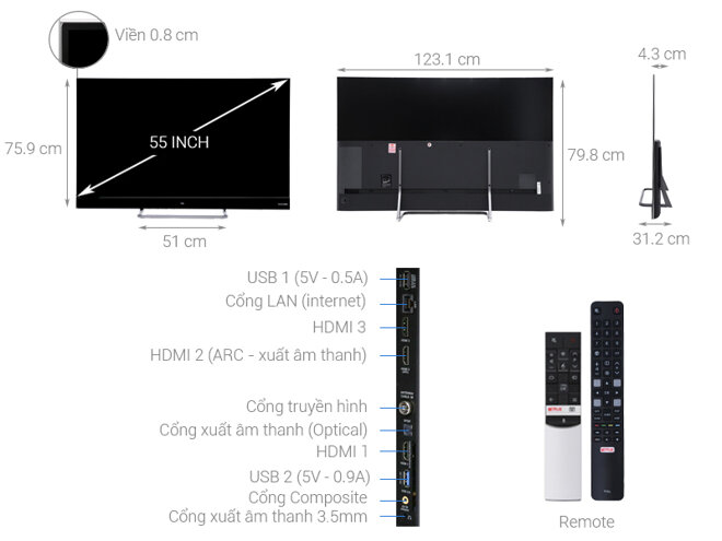 TCL L55X4 mang tới trải nghiệm chơi game sống động