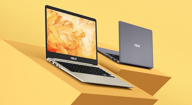 Laptop Asus VivoBook S14 có góc nhìn rộng đến 178 độ