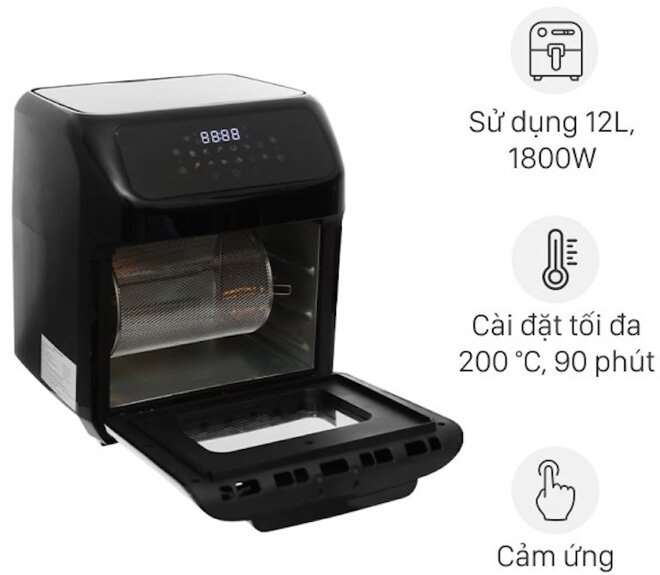 Nồi chiên không dầu Mishio MK-281