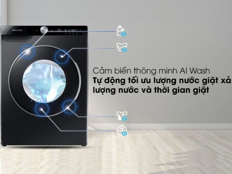 Máy giặt Samsung AI Inverter 9 kg WW90TP44DSB