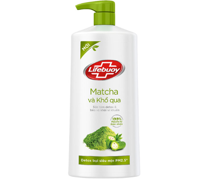 Sữa tắm Lifebuoy detox matcha và khổ qua