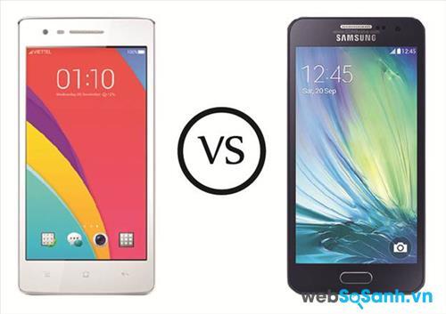 Mirror 3 sở hữu màn hình 4.7 inch, lớn hơn chút so với màn hình 4.5 inch của Galaxy A3 Mirror 3 sở hữu màn hình 4.7 inch, lớn hơn chút so với màn hình 4.5 inch của Galaxy A3