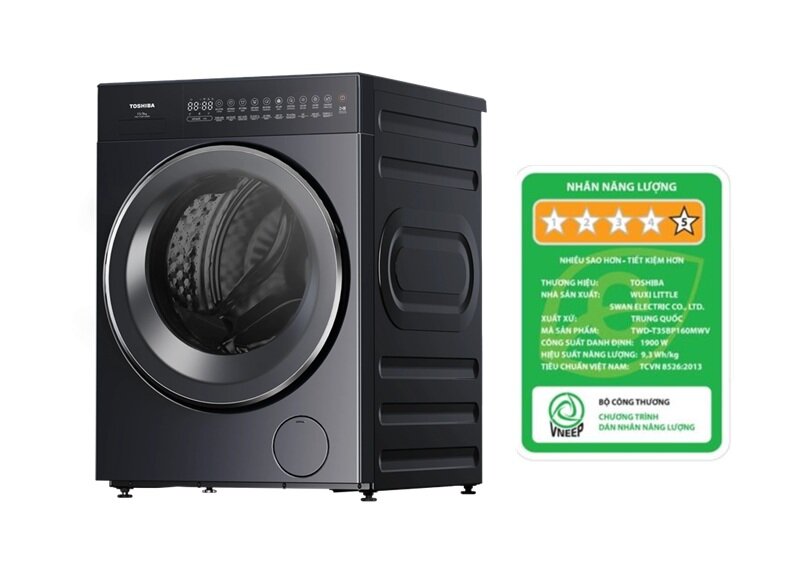 Máy giặt sấy Toshiba TWD-T35BP160MWV(MG) giá cao nhưng đáng đồng tiền bát gạo