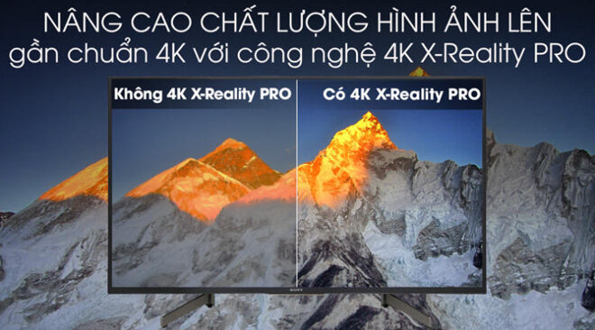 Công nghệ hình ảnh 4K X-Reality Pro