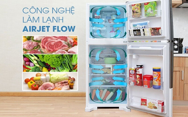 công nghệ làm lạnh Air Jet Flow