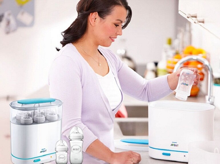 4 tiêu chí và 5 lưu ý giúp mẹ chọn mua được máy tiệt trùng bình sữa tốt