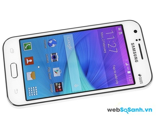 Điện thoại Samsung Galaxy J1 sở hữu màn hình TFT 4.3 inch