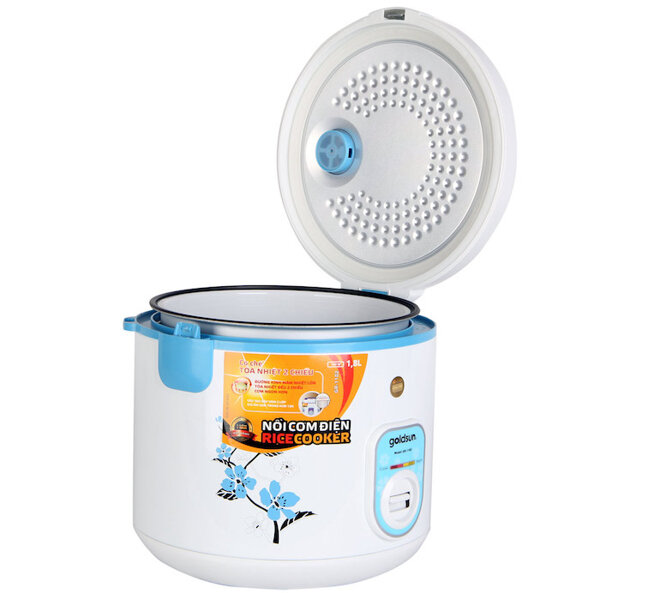 Goldsun GR-1182(LB) có dung tích 1.8 lít đáp ứng được nhu cầu cho gia đình có từ 4 – 6 người ăn.