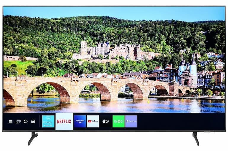 Smart Tivi Samsung 65 inch 4K UA65AU8100 được trang bị hệ điều hành Tizen OS 6.0
