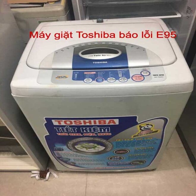 Máy giặt Toshiba báo lỗi E95