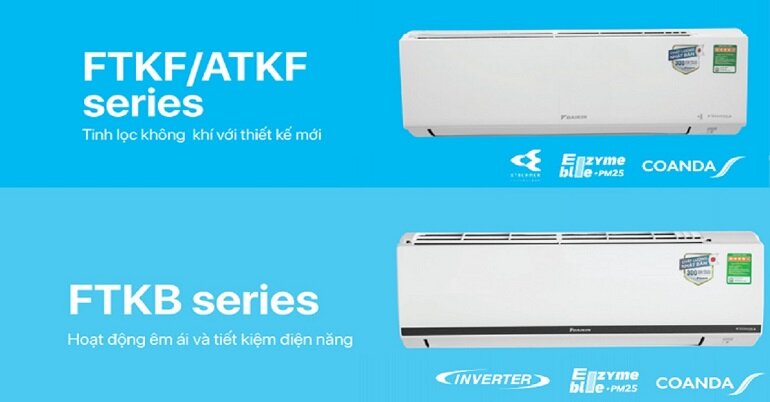 2 dòng điều hòa Daikin FTKB-XVMV và FTKF-XVMV 2023