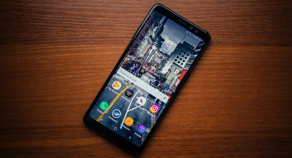 Samsung Galaxy A8+ 2018 có thiết kế màn hình tràn viền