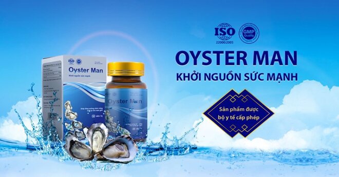 Viên uống Oyster Man giúp hỗ trợ cải thiện sinh lý phái mạnh hiệu quả 