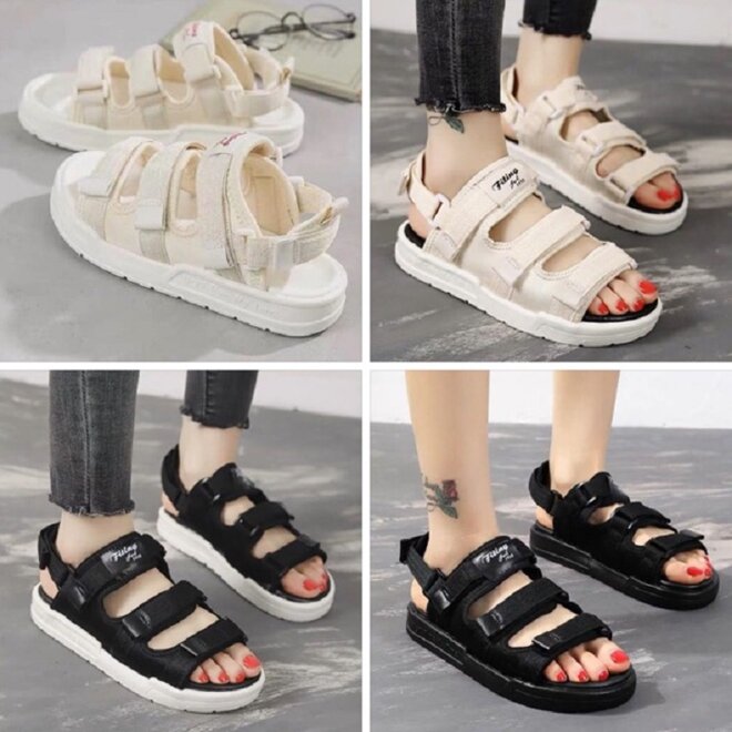 Giày sandal nữ Hàn Quốc đế bánh mì