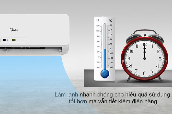 Midea được đánh giá nổi trội hơn nhờ khả năng làm lạnh nhanh và cân bằng nhiệt độ tốt