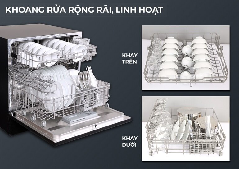 Thiết kế máy rửa bát Dusler SMS86M03EU nhỏ gọn, sang trọng