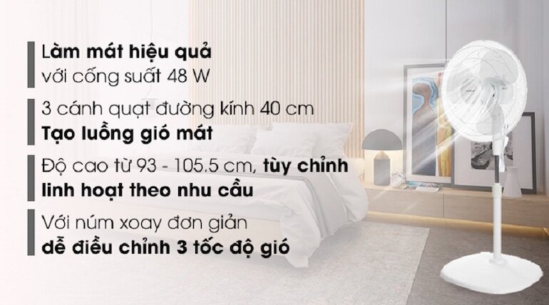 Quạt lửng Comfee CF-FF4019VEW