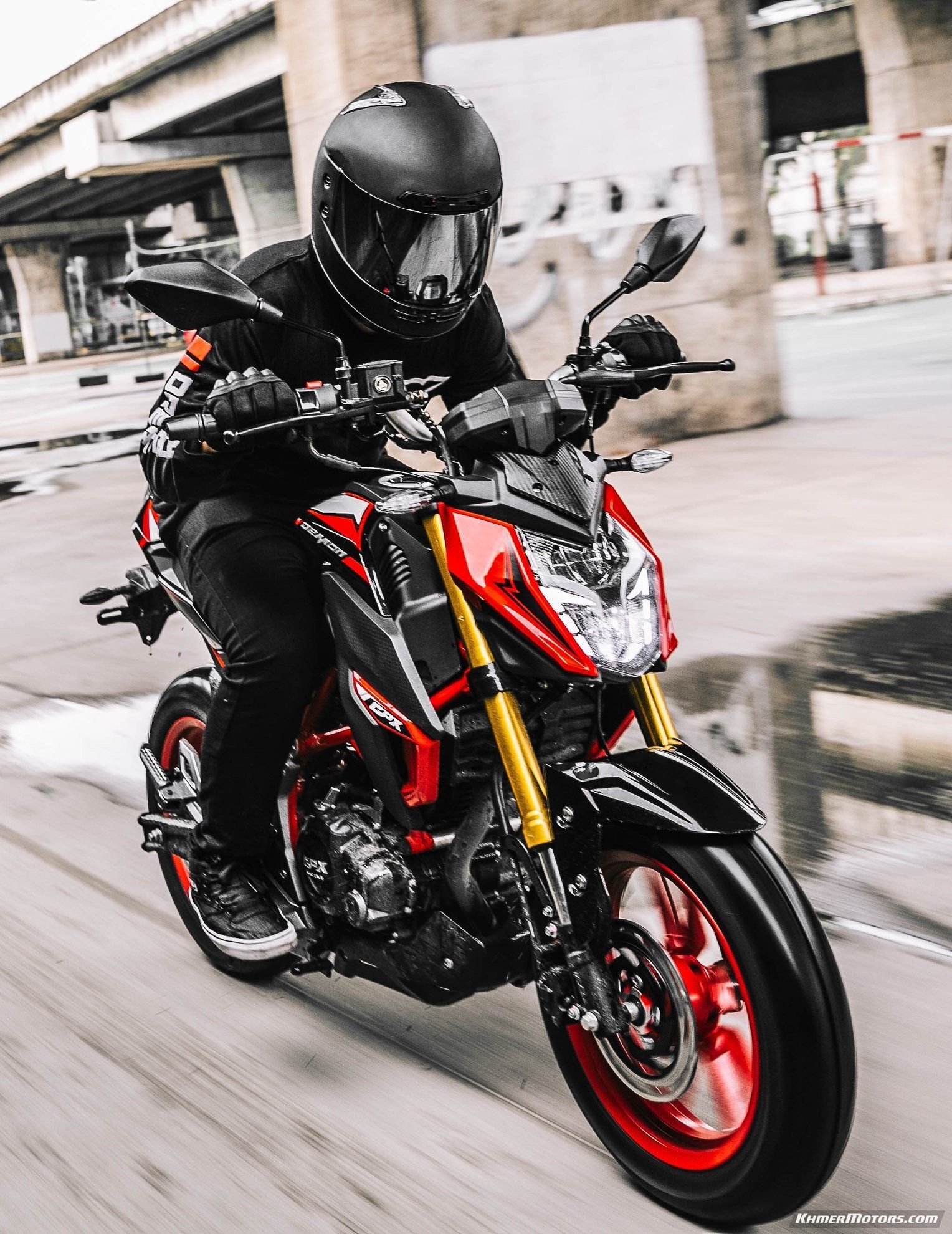 GPX Demon 150 GN độ mang vẻ đẹp tinh tế của biker Thailand  2banhvn