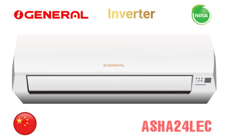 điều hòa General 24000 BTU 2 chiều Inverter ASHA24LEC gas R-410A