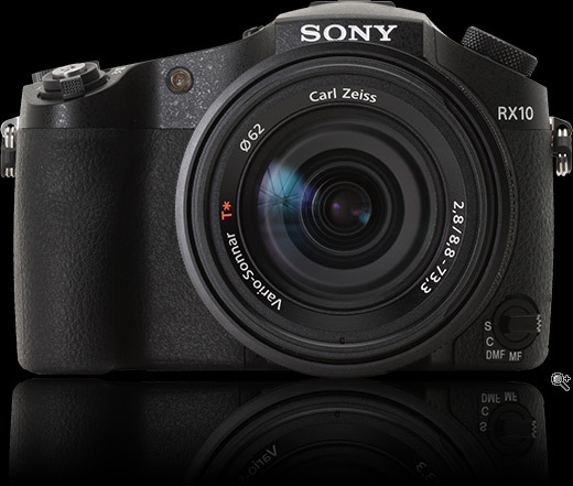 Thuộc dòng máy ảnh du lịch siêu zoom vì vậy hình dáng của Sony Cyber-shot DSC-RX10 nhìn khá giống các máy ảnh DSLR