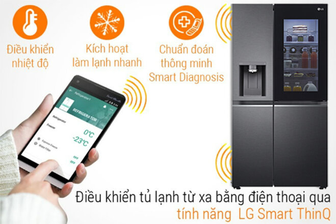 Hướng dẫn điều chỉnh tính năng cho tủ lạnh bằng Smart ThinQ