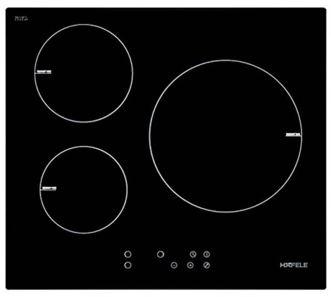 Bếp từ ba Hafele HC-IP604A 538.01.681 thiết kế sang trọng, tính năng thông minh