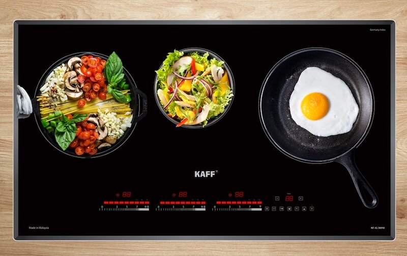 Bếp từ âm 3 vùng nấu Kaff KF-IG3001II công nghệ hiện đại, tiện ích thông minh
