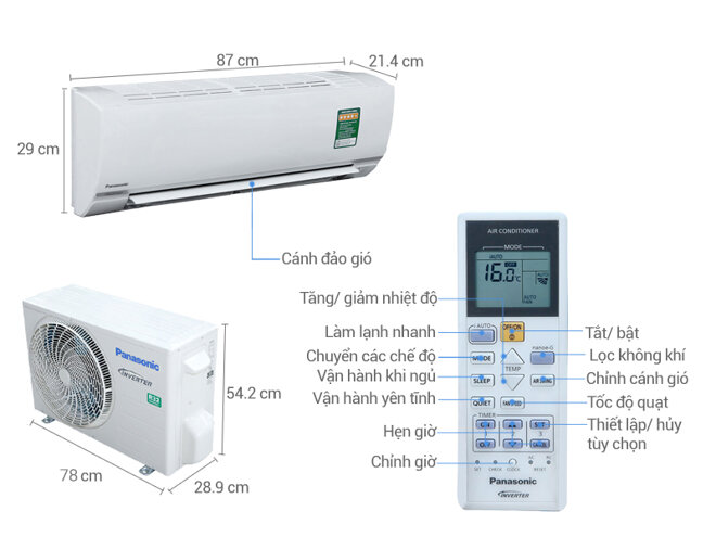 Điều hòa Panasonic CU/CS-PU12TKH-8