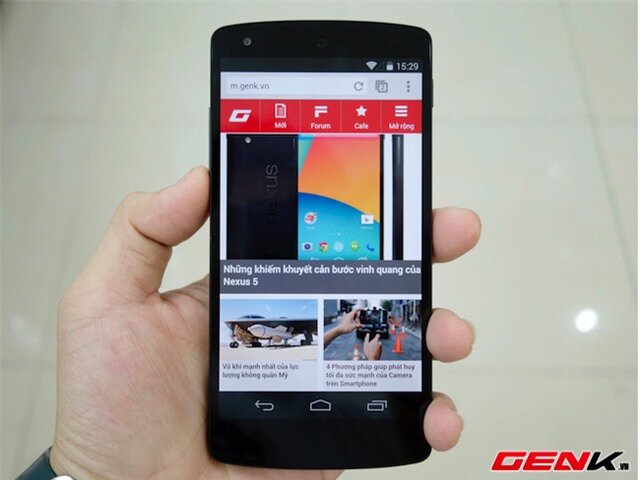 Mở hộp Nexus 5 tại Việt Nam