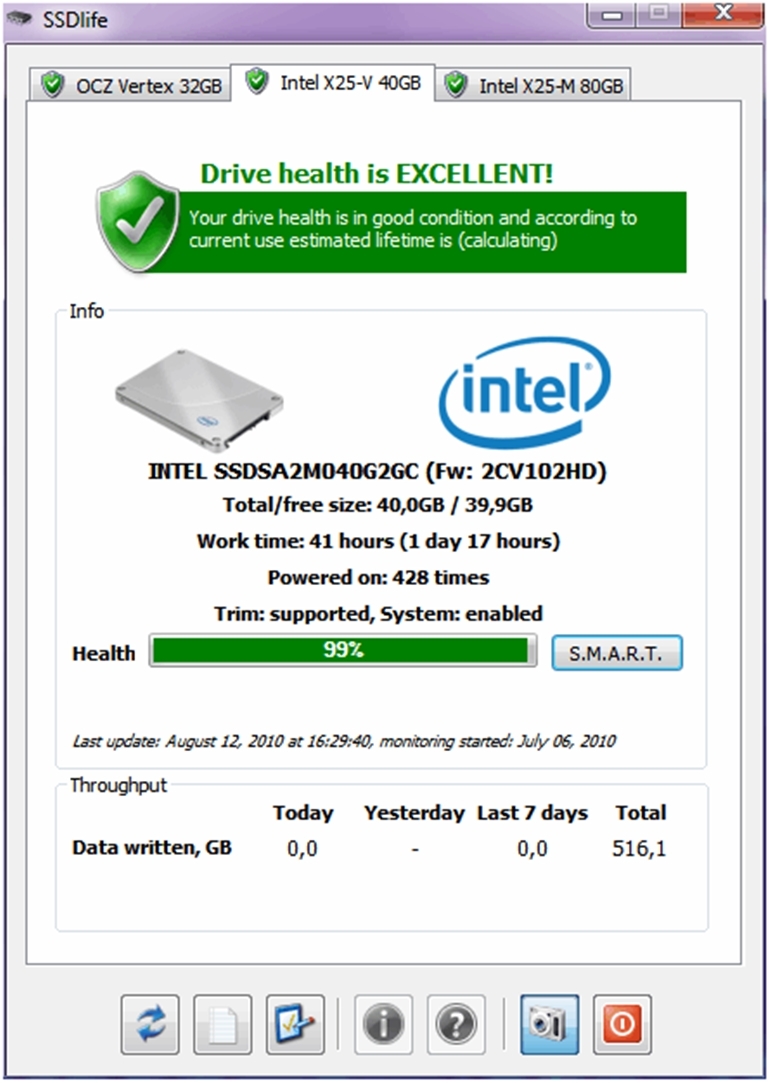 phần mềm kiểm tra ổ cứng SSD