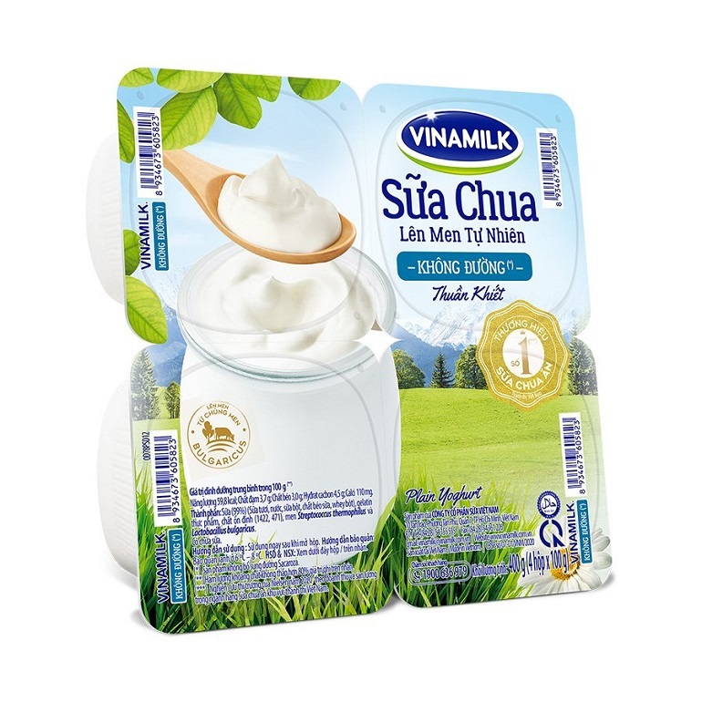 Sữa chua Vinamilk không đường Nutrition