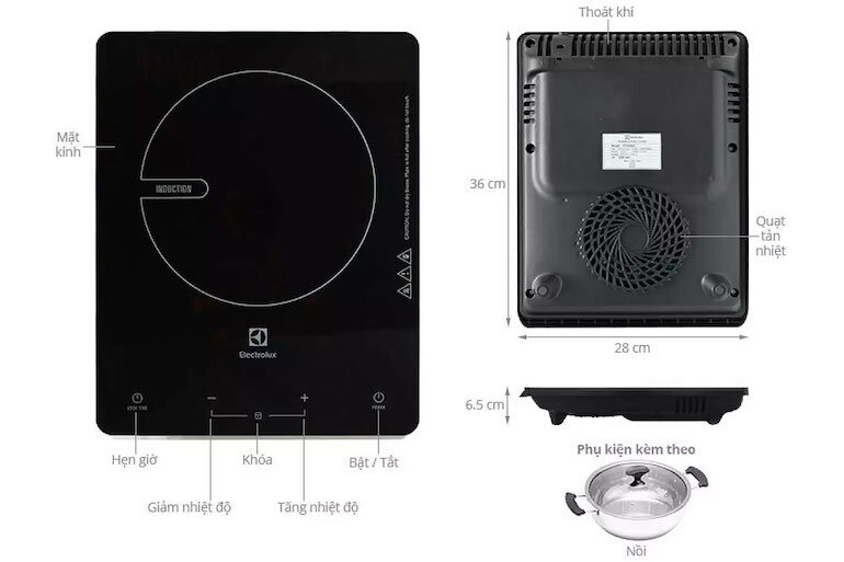 Bếp từ đơn Electrolux ETD29MKC