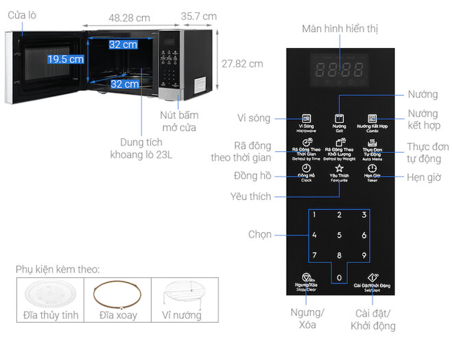 Lò vi sóng Electrolux EMG23DI9EBP