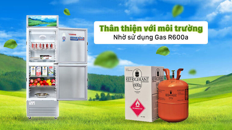 Tủ mát Sanaky VH-408WL 340 lít có thiết kế dạng tủ đứng với kích thước vô cùng nhỏ gọn