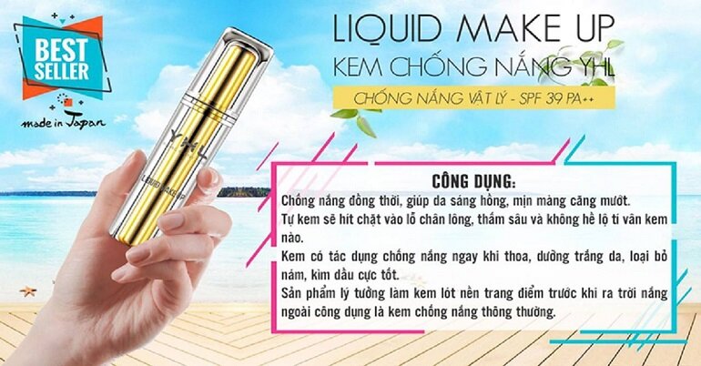 Kem chống nắng Yhl dùng có tốt không? Có công dụng gì?