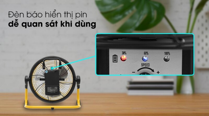 Đánh giá AC ARF01D113 quạt sạc thiết kế độc đáo đề phòng mất điện