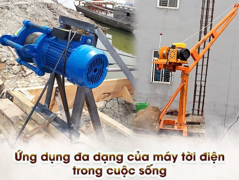 Ứng dụng đa dạng của máy tời điện trong cuộc sống