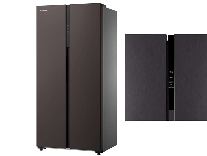 Tủ lạnh Toshiba side by side GR-RS600WI-PMV hạ giá chạm đáy, phù hợp gia đình đông người