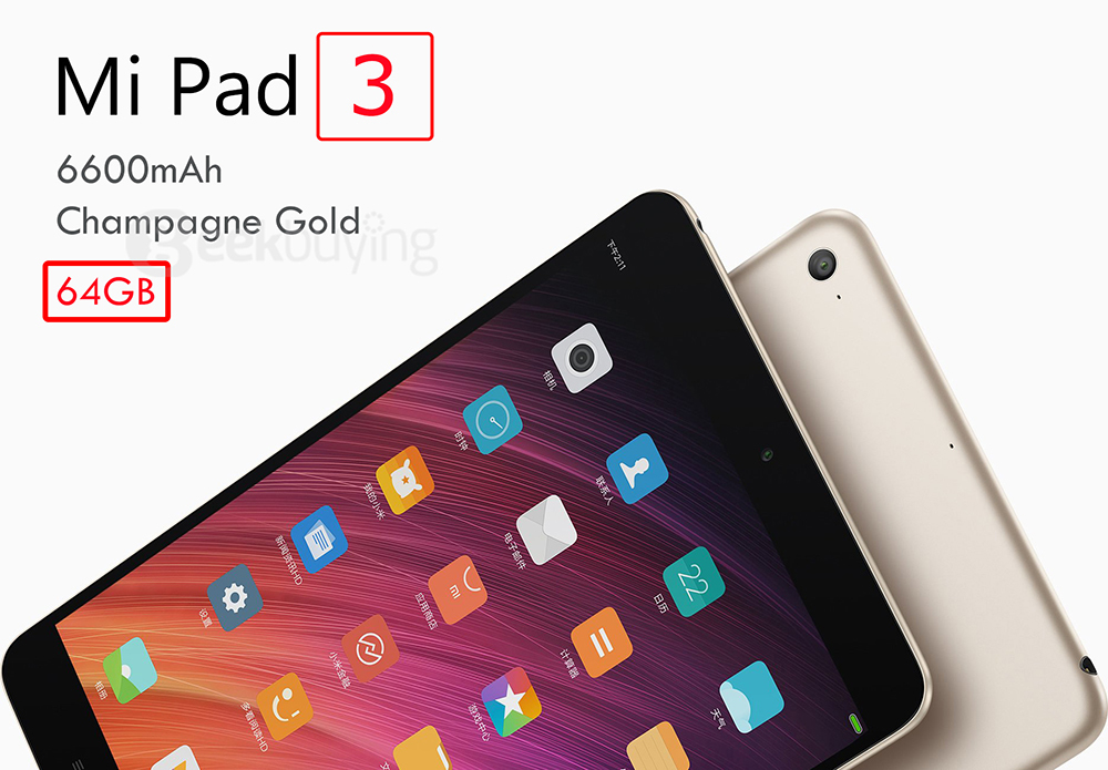 máy tính bảng giá cao máy tính bảng Xiaomi MiPad 3