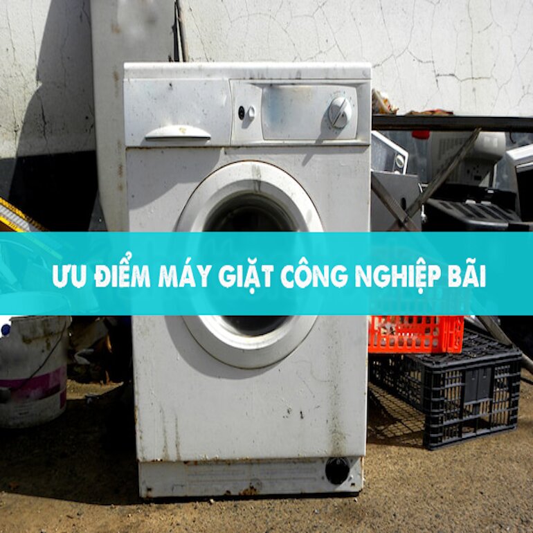 Hình thức máy giặt công nghiệp Nhật Bãi