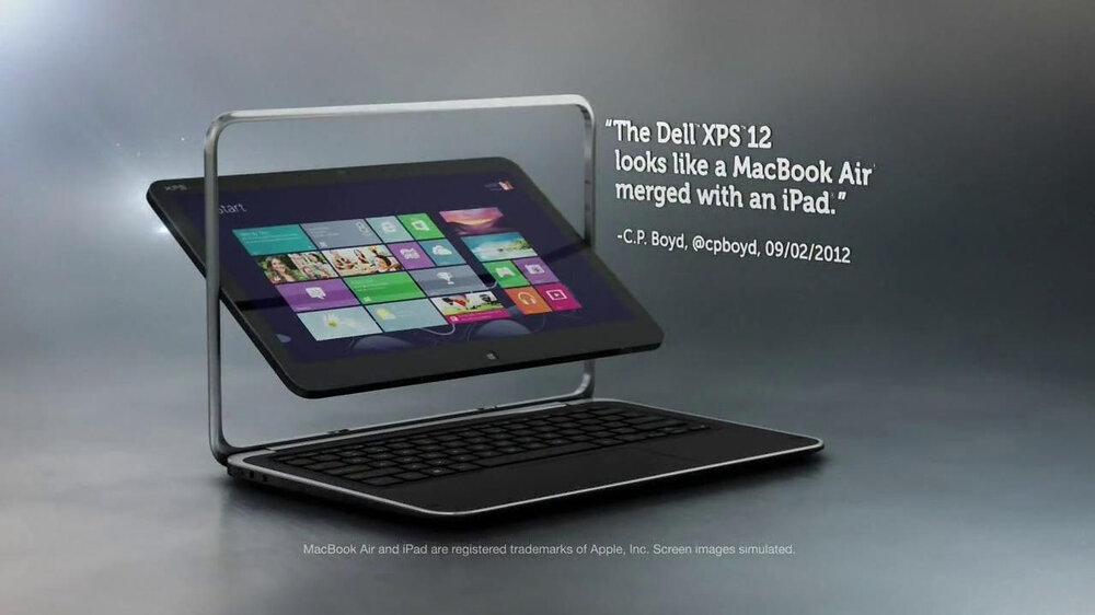 Laptop kim loại nhẹ nhất Dell XPS 12 